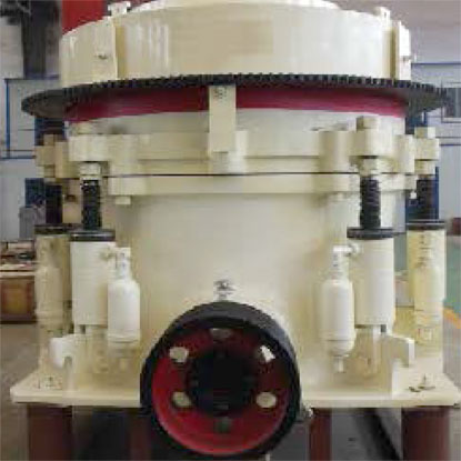 Gyratory cone crusher, including all spare parts