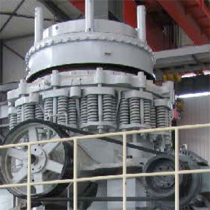 The Symons Cone Crusher for the mining and aggregate industry